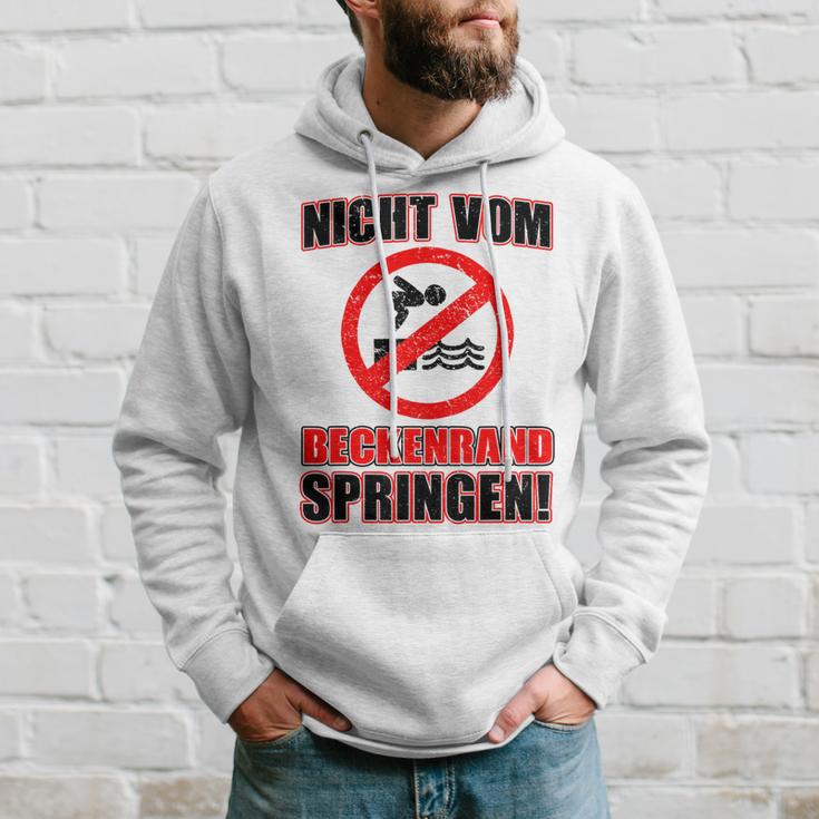 Bademeister Dlrg Nichtom Beckenrand Jumping S Kapuzenpullover Geschenke für Ihn