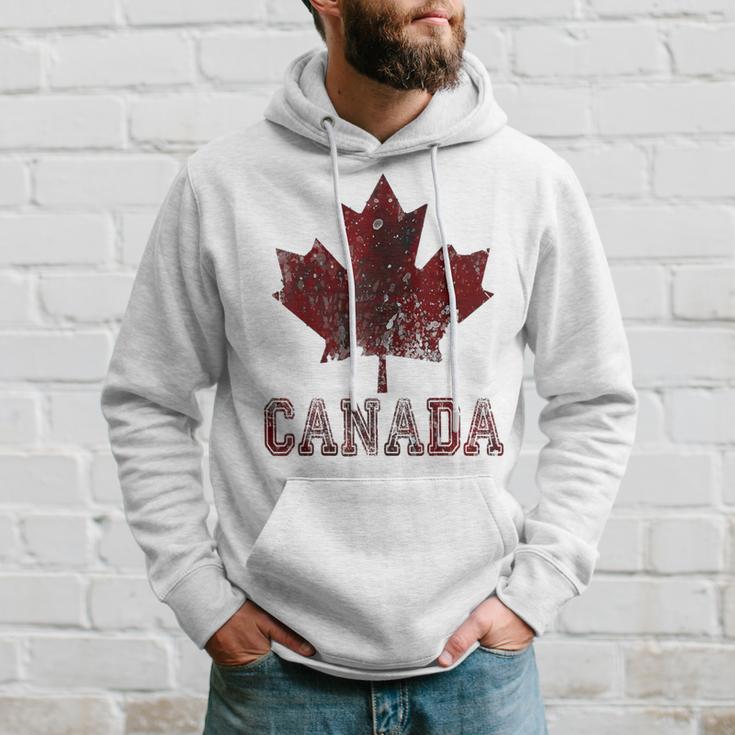 Canada Flag Canada Canada Flag Canada Map Gray Kapuzenpullover Geschenke für Ihn