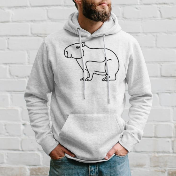 Capybara Minimalism Kapuzenpullover Geschenke für Ihn