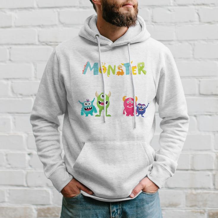 Children's 2Nd Birthday Ich Bin Schon 2 Jahre Junge Kleine Monster Kapuzenpullover Geschenke für Ihn