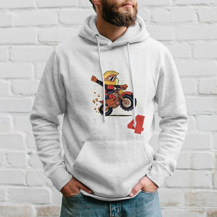 Children's 4Th Birthday Aus Dem Weg Ich Bin Schon 4 Jahre Motorcycle Kapuzenpullover Geschenke für Ihn