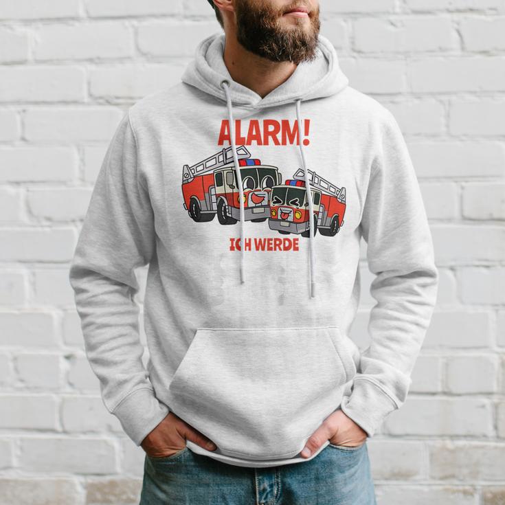 Children's Alarm Ich Werde Große Bruder Feuerwehr I'm A Big Brother Kapuzenpullover Geschenke für Ihn