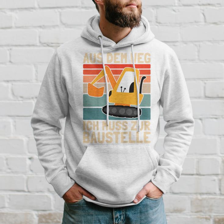 Children's Aus Dem Weg Ich Muss Zur Bausite Boys' Digger Kapuzenpullover Geschenke für Ihn