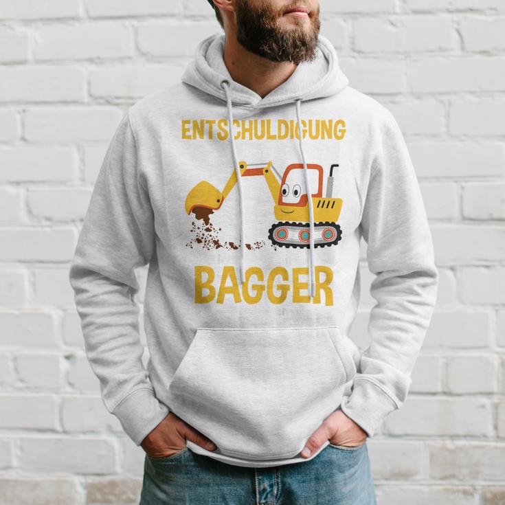 Children's Excuse Das Ich Zu Spät Bin Digger Driver Boy Digger 80 Kapuzenpullover Geschenke für Ihn