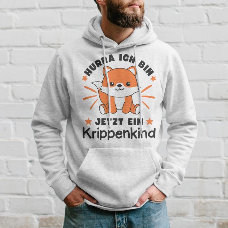 Children's With Hurra Ich Bin Jetzt Ein Krippenkind Fox Kapuzenpullover Geschenke für Ihn