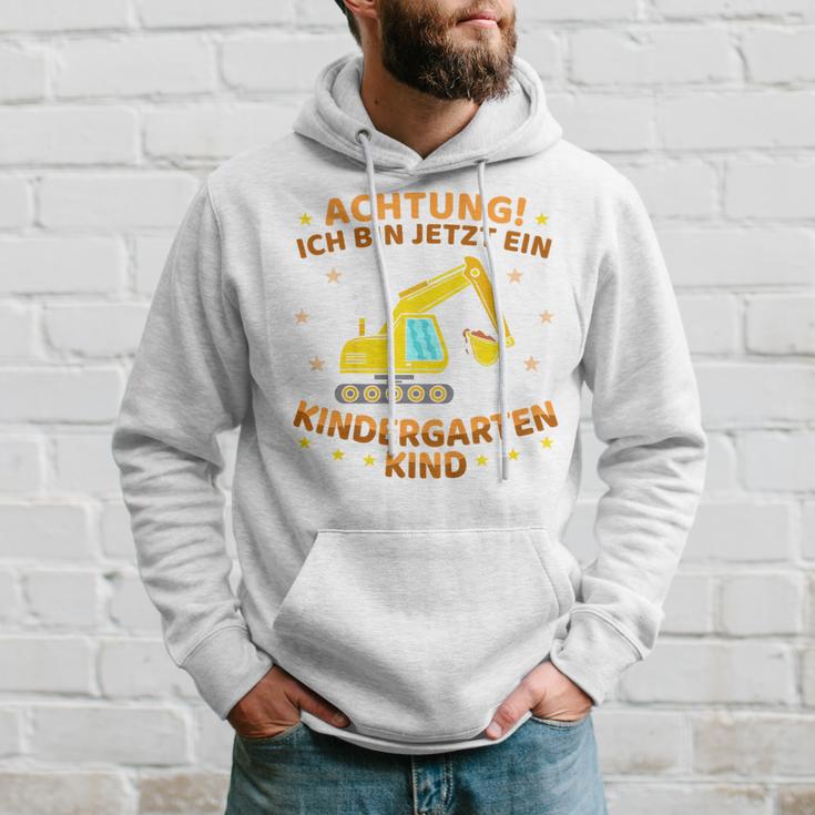 Children's Ich Bin Jetzt Ein Kindergartenkind Excavator Kindergarten Start Kapuzenpullover Geschenke für Ihn