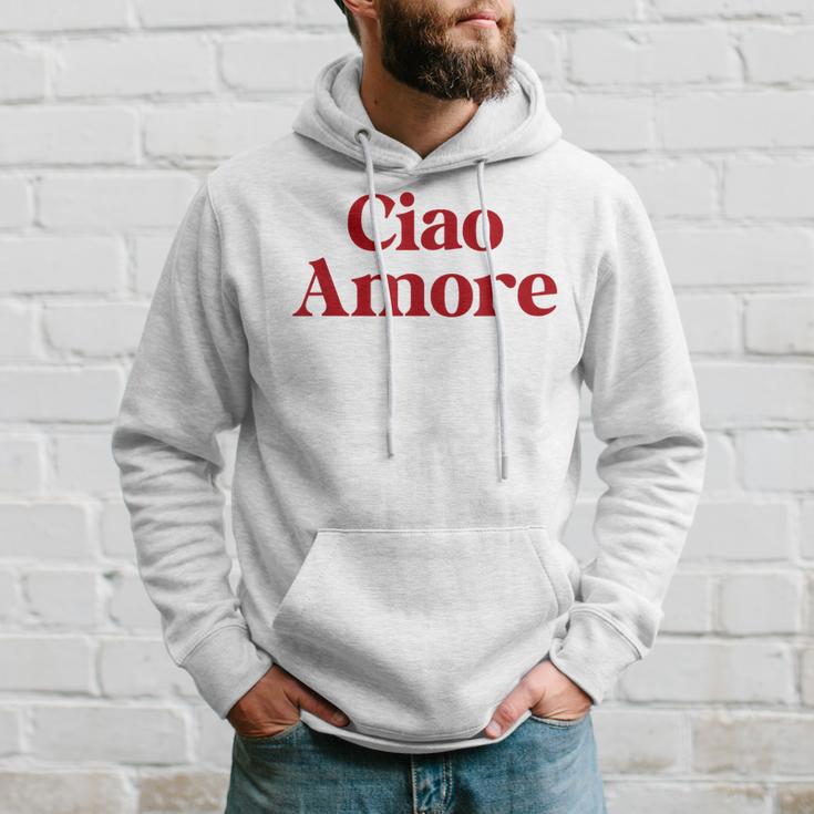 Ciao Amore X Hello Leute Hi Ihr Lieben Italian Fun Amo Kapuzenpullover Geschenke für Ihn