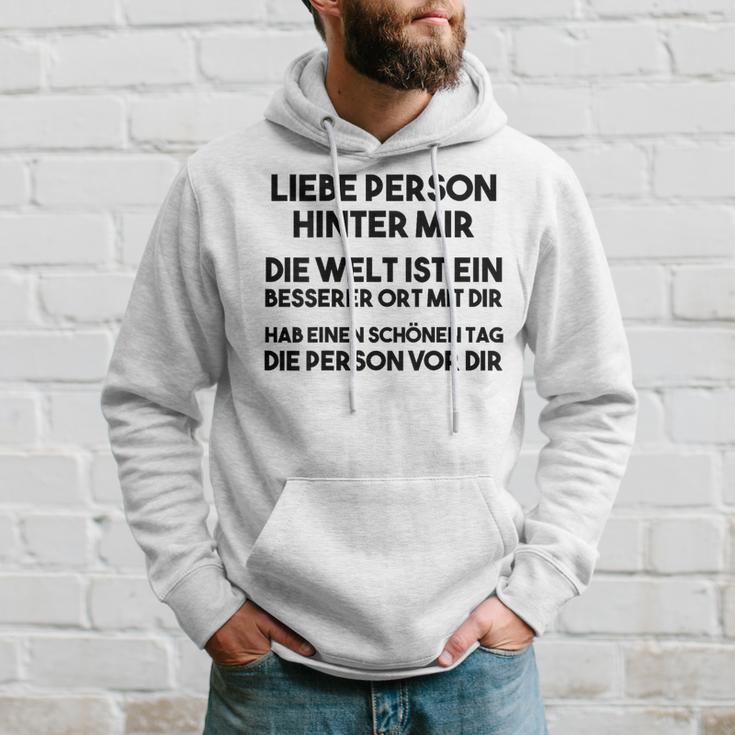 An Die Person Hinter Mir Liebe Person Hinter Mir Kapuzenpullover Geschenke für Ihn