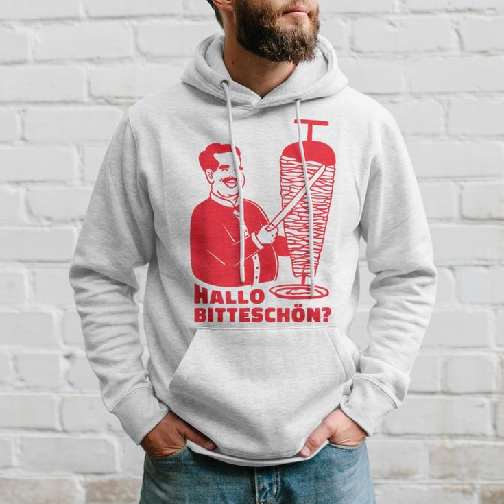 Döner Kebab Dönerladen Hallo Bitteschön Kapuzenpullover Geschenke für Ihn