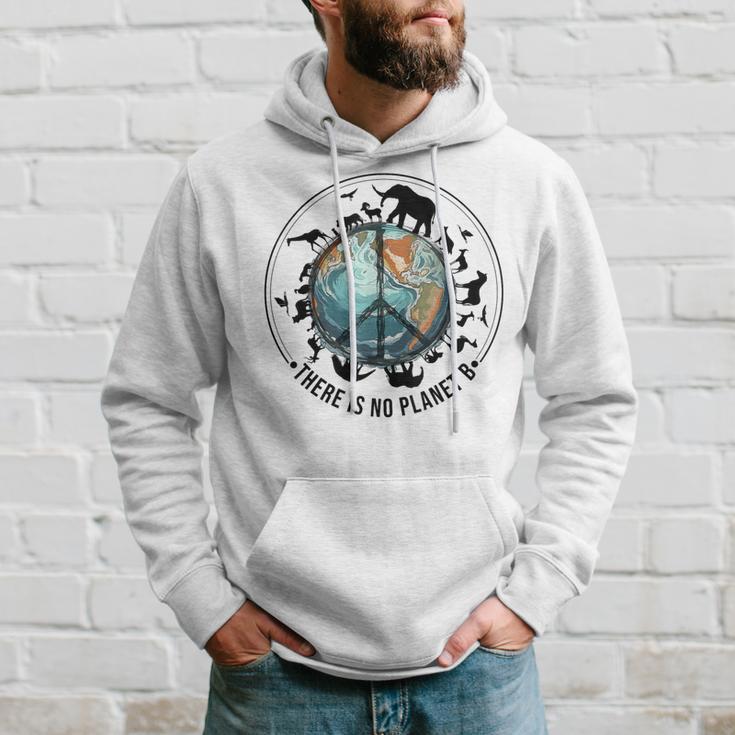 Es Gibt Keinen Planeten B Tiere Tag Der Erde Umwelt Natur A Kapuzenpullover Geschenke für Ihn