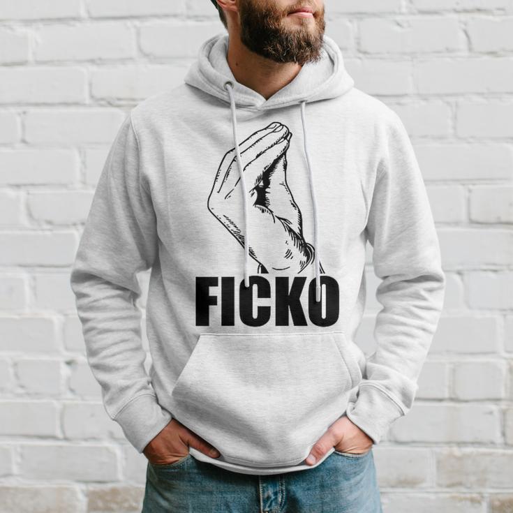 Ficko Hand Sign Fun Italian Kapuzenpullover Geschenke für Ihn