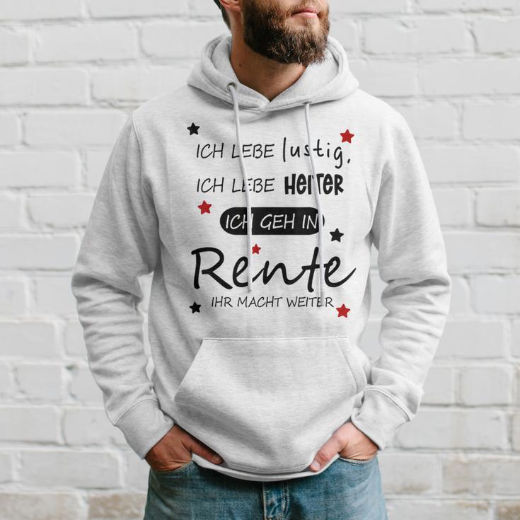 Humour Ich Geh In Rente Kapuzenpullover Geschenke für Ihn