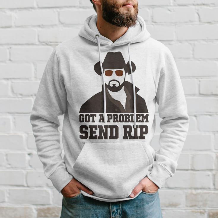 Habe Ein Problem Rip Senden Gray Kapuzenpullover Geschenke für Ihn