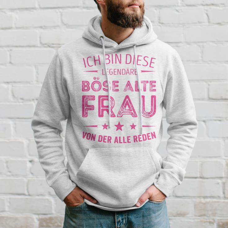 Ich Bin Dieser Legendary Evil Alte Frauon Der Alle Reden Long-Sleeved Kapuzenpullover Geschenke für Ihn