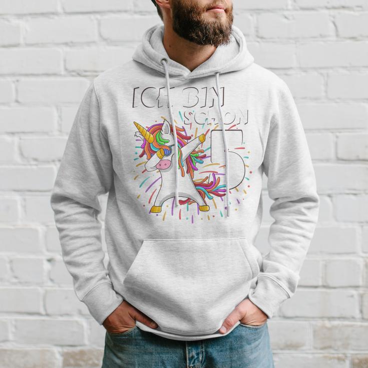 Ich Bin Schon Fünf Einhorn Dab 5Th Birthday Kapuzenpullover Geschenke für Ihn