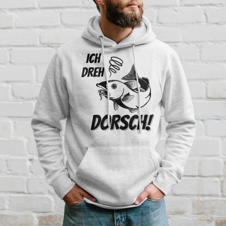 Ich Dreh Dorsch Angler Kapuzenpullover Geschenke für Ihn