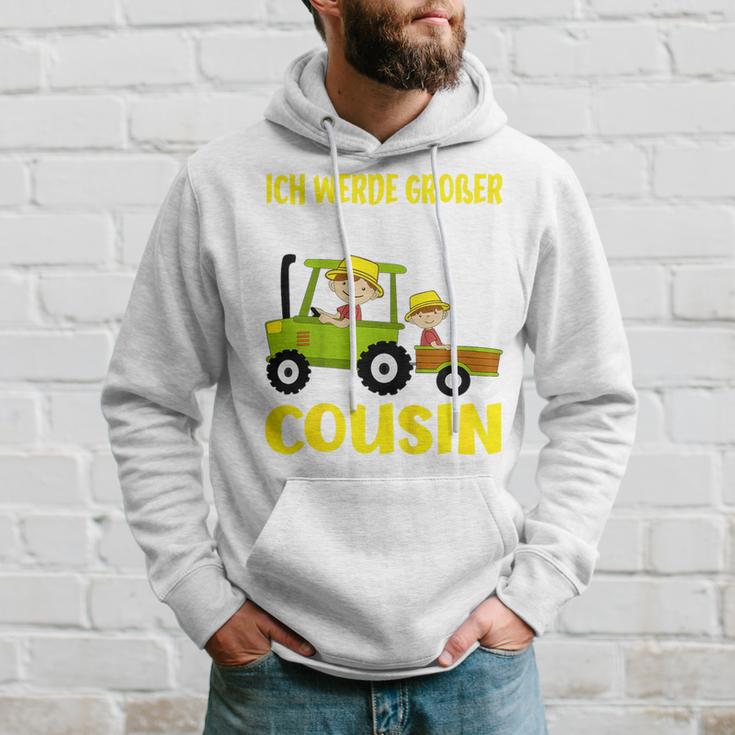 Ich Werde Großer Cousin Bauer Bald Großer Cousin German Kapuzenpullover Geschenke für Ihn