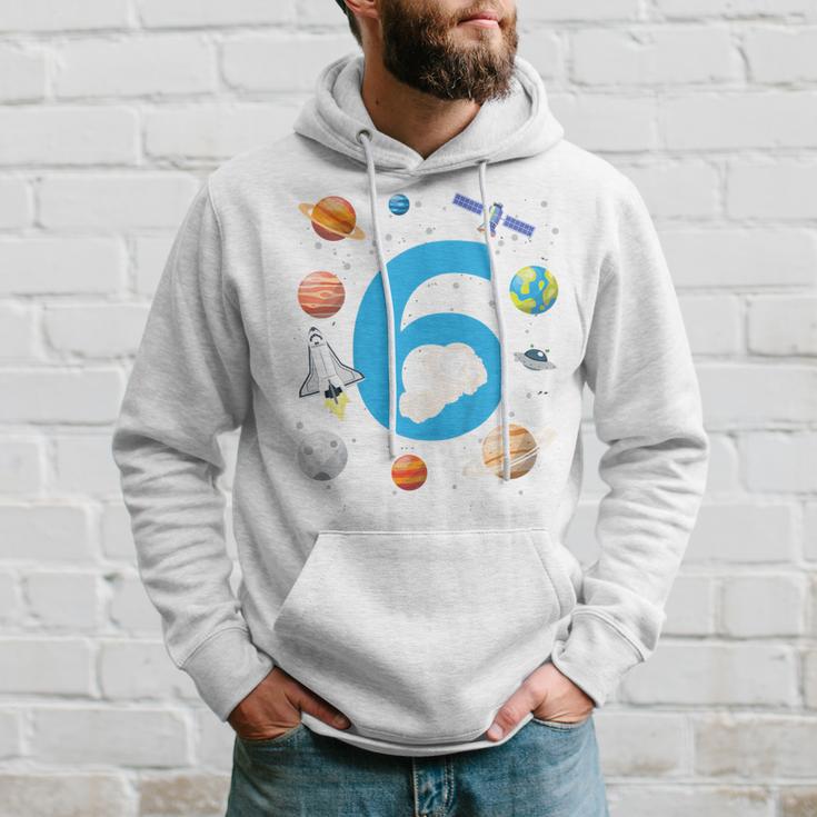 Kinder Astronaut 6 Geburtstag Weltraum Jungen 6 Jahre Raumschiff Kapuzenpullover Geschenke für Ihn