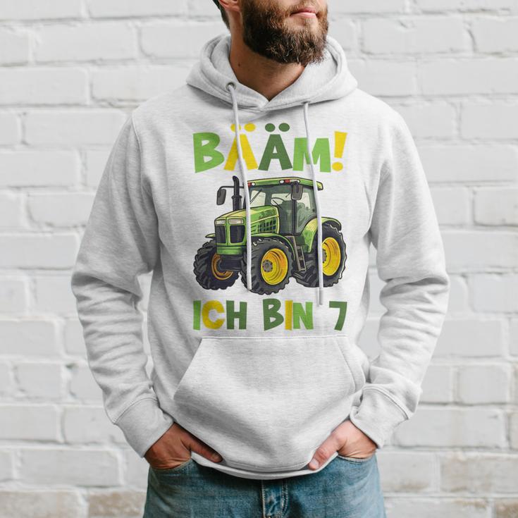 Kinder Bääm Ich Bin 7Ier Jahre Junge 7Th Birthday Tractor Kapuzenpullover Geschenke für Ihn