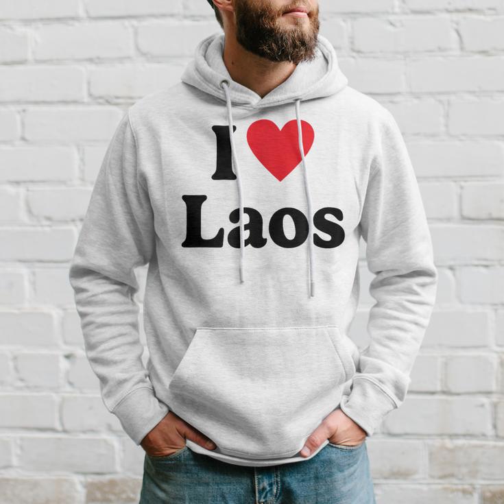 I Love Laos Kapuzenpullover Geschenke für Ihn