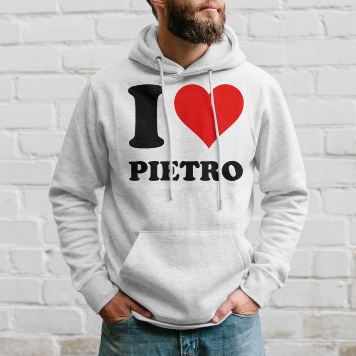 I Love Pietro Kapuzenpullover Geschenke für Ihn