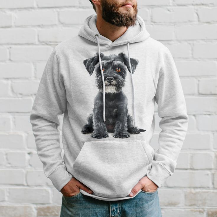 Miniature Schnauzer Dog Motif Pet Miniature Schnauzer Kapuzenpullover Geschenke für Ihn