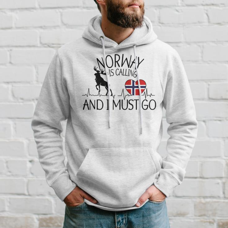 Norwegian Norwegian Ruft Und Ich Muss Los Gray Kapuzenpullover Geschenke für Ihn