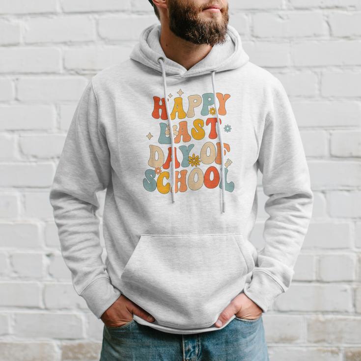 Retro Happy Last Day Of School End Of School Out Kapuzenpullover Geschenke für Ihn