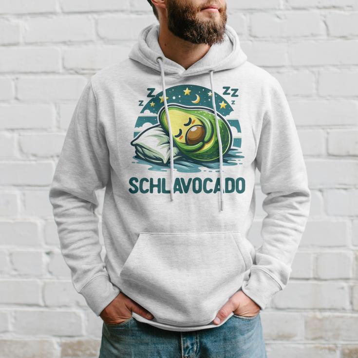 Schlavocado Avocado Pyjama Nachthemd Schlafanzug Kapuzenpullover Geschenke für Ihn