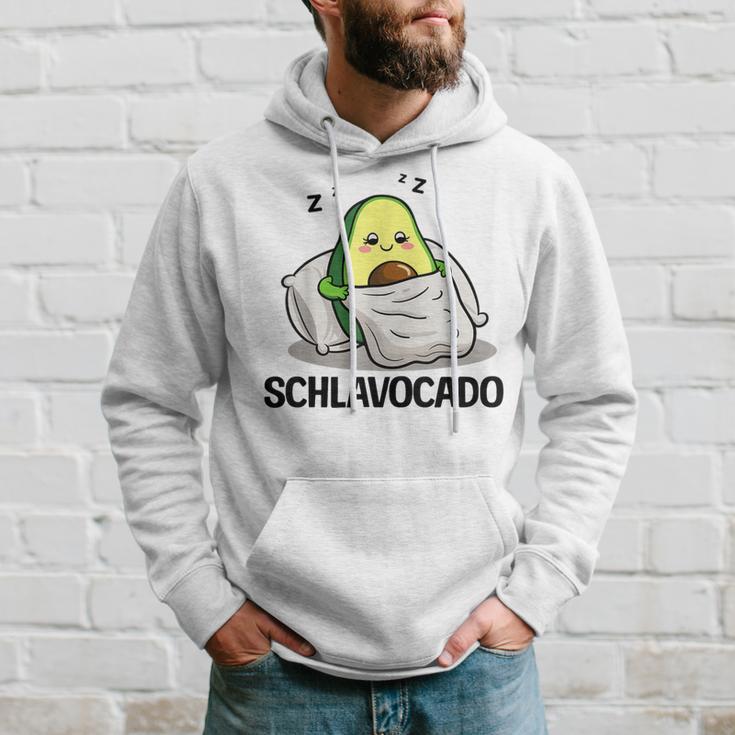 Schlavocado Official Sleep Pyjamas Sleep Avocado Gray Kapuzenpullover Geschenke für Ihn