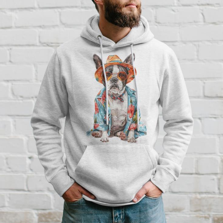 Summer Dog Boston Terrier Kapuzenpullover Geschenke für Ihn