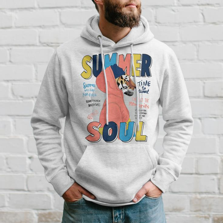 Summer Streetwear Urban Street Wear Tiger Aesthetic Soul Hoodie Gifts for Him