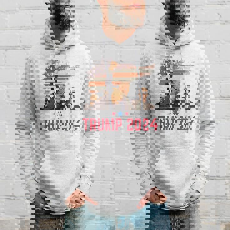 Trump 2024 Outlaw Hillbilly JDVance 2024 Donald Trump Hoodie Gifts for Him
