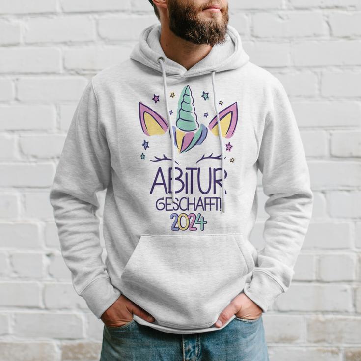 Unicorn Abitur Geschafft 2024 Kapuzenpullover Geschenke für Ihn