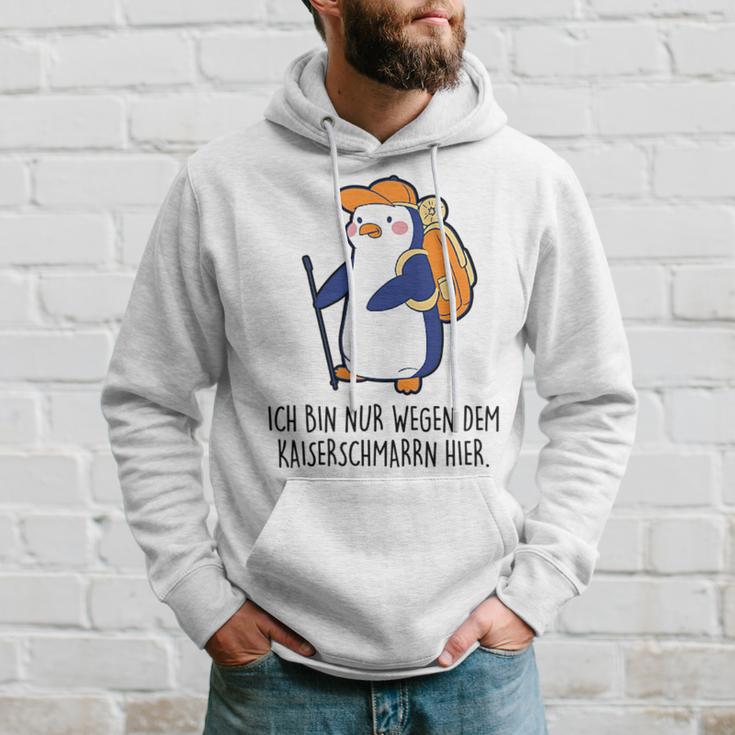 X Penguin Fun Ich Bin Nur Wegen Dem Kaiserenschmarrn Hier Ich Bin Nur Wegen Dem Kaiserenschmar Kapuzenpullover Geschenke für Ihn