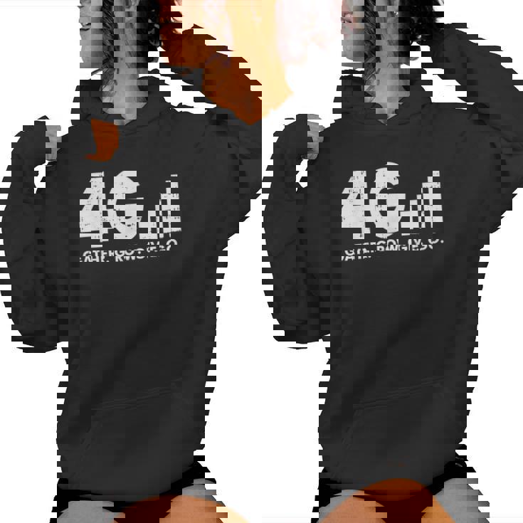 4G Gather Grow Give Go God Jesus Faith Quote Christian Women Hoodie