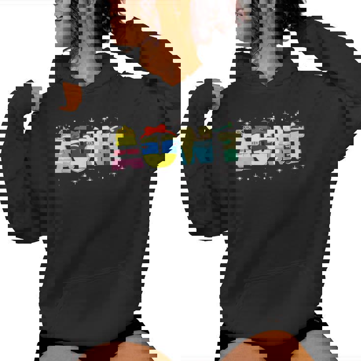 Aunt Of The Birthday Princess Girl Family Matching Women Hoodie