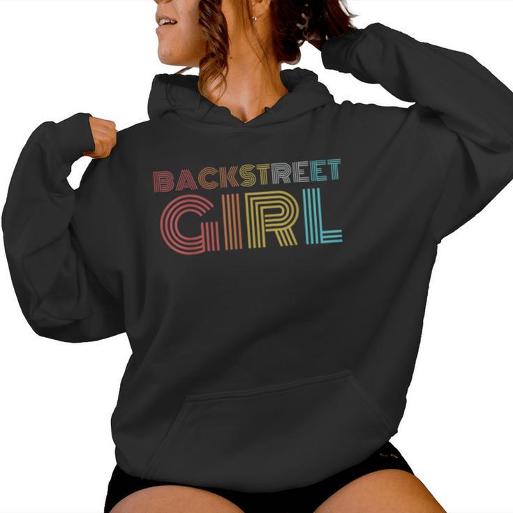 Backstreet Girl Retro Look Kapuzenpullover für Damen