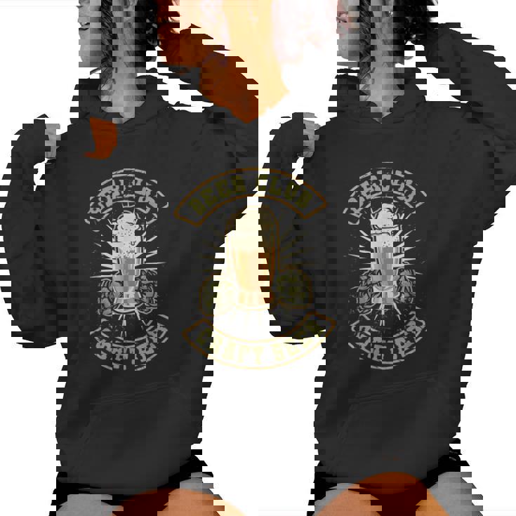 Beer Club Craft Beer Cerveza Artesanal Sudadera con capucha para mujer