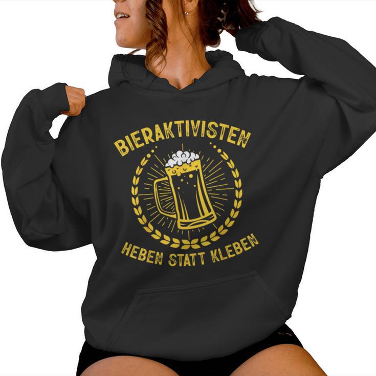 Bieraktivisten Sauf Beer Drinker Kapuzenpullover für Damen