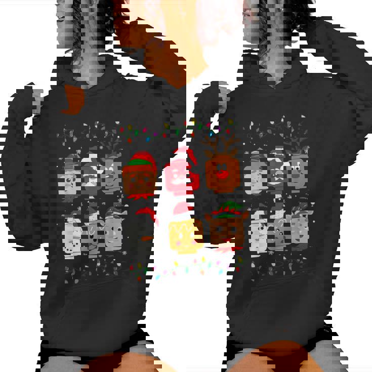 Building Brick Santa Elf Friends Christmas Boys Girls Men Women Hoodie