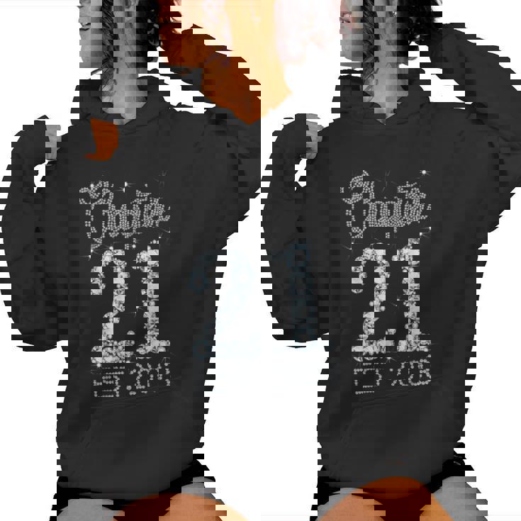 Chapter 21 Est 2003 Happy 21St Birthday Girl For Her Women Hoodie