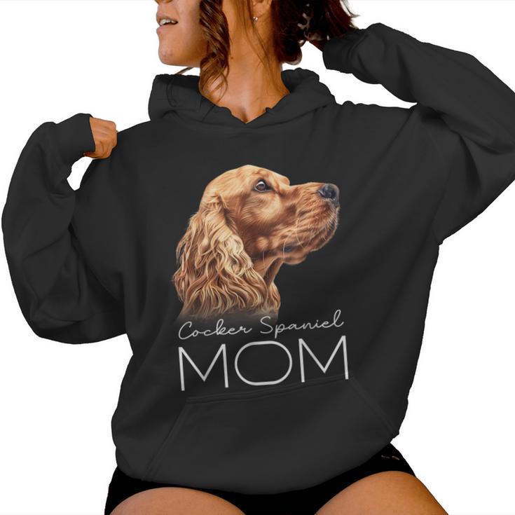 Cocker Spaniel Mama Kapuzenpullover für Damen