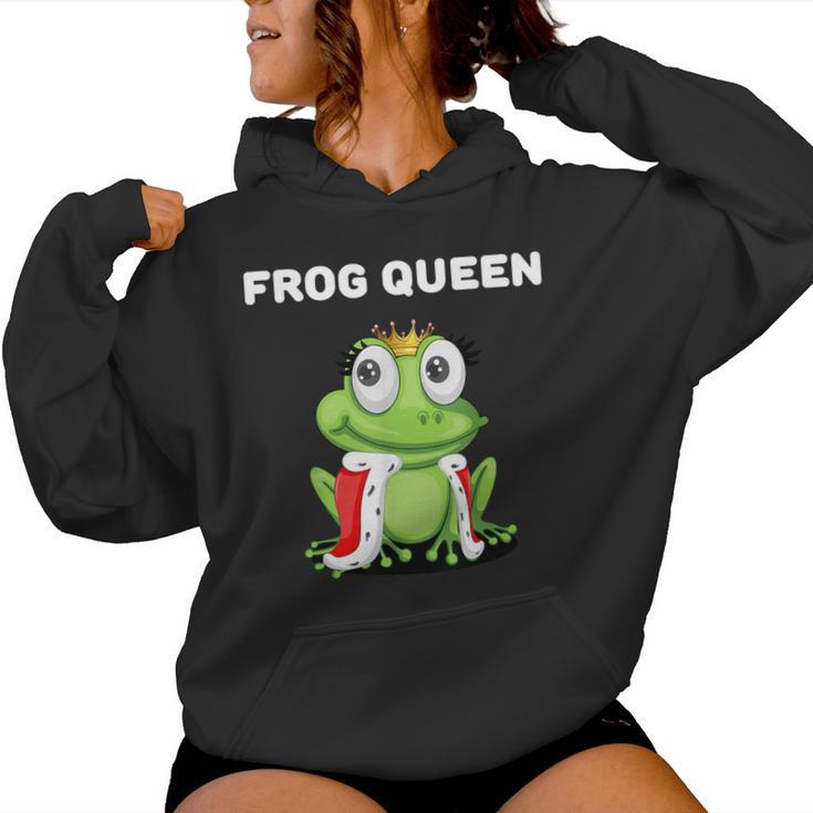 Frog Queen Girls' Frog Women's Frog Kapuzenpullover für Damen