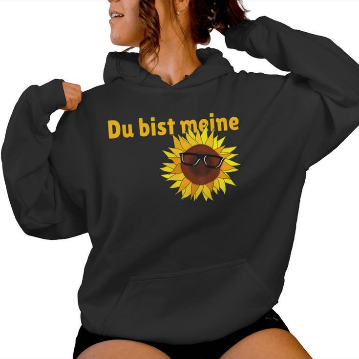 Sayings Du Bist Meine Sonnennebume Women's Kapuzenpullover für Damen