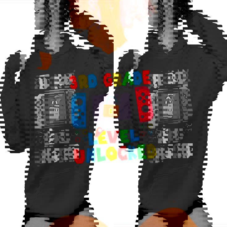 Game Gaming 3Rd Grade Level Unlocked First Day Boys Toddlers Women Hoodie