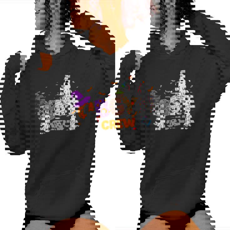 Halloween Obgyn Crew Cute Boo Ghost Nurse Nursing Scrub Women Hoodie