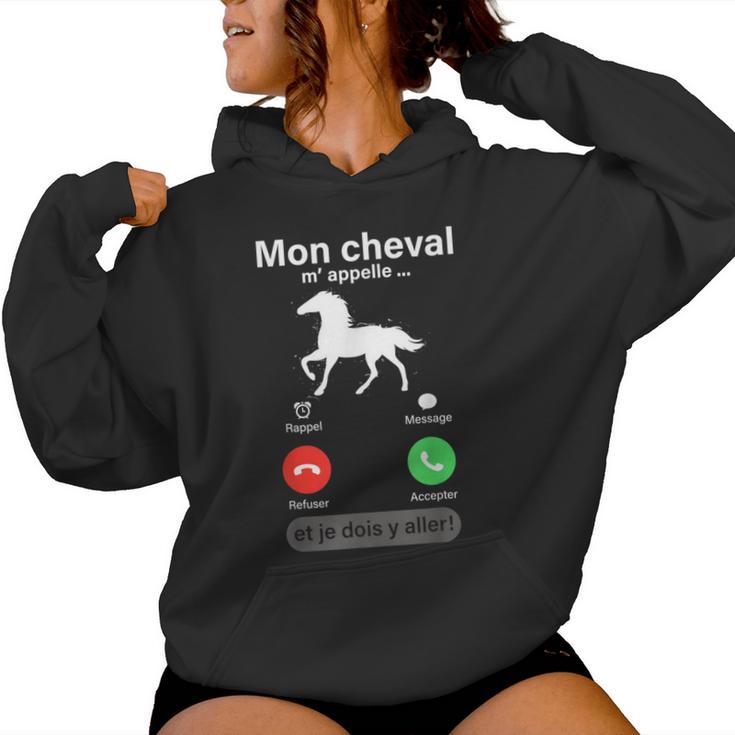 Cavalier de fille à cheval Sweat à Capuche