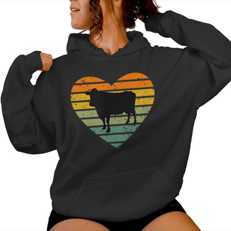 Ich Liebe Kühe Kühe Bauernhof Bauer Landwirt Milchkuh Beef Cow Fan Kapuzenpullover für Damen