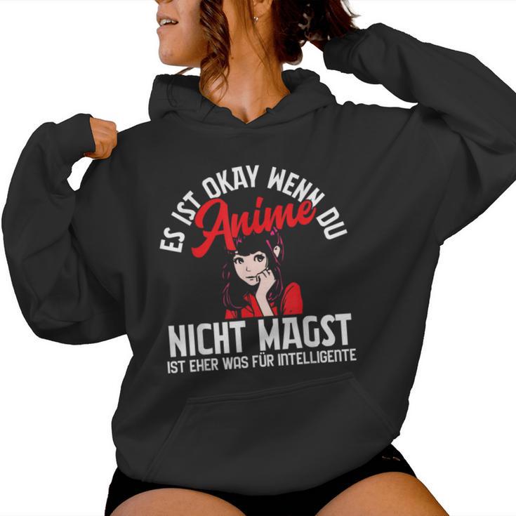 Ist Okay Wenn Du Anime Nicht Magst Manga Women's Kapuzenpullover für Damen